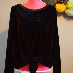 Black Velvet Top